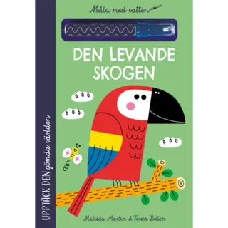 Måla med vatten. Den levande skogen