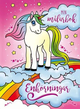 Min målarbok Enhörningar