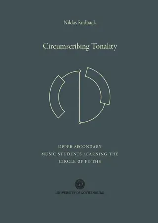 Circumscribing Tonality: Upper Secondary Music Students Learning the Circle of Fifths