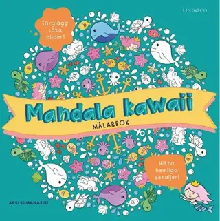 Mandala kawaii : målarbok