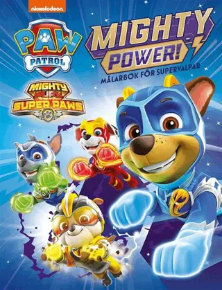 Paw Patrol : Mighty power! målarbok för supervalpar