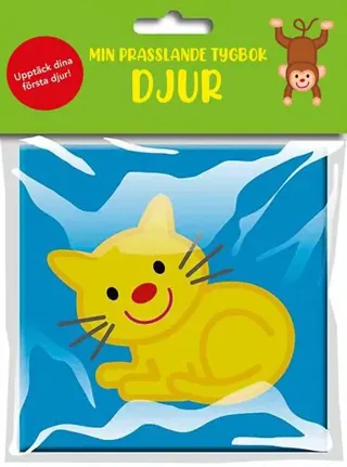 Min prasslande tygbok : djur
