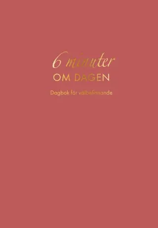 6 minuter om dagen : Dagbok för välbefinnande