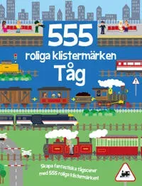 555 roliga klistermärken. Tåg