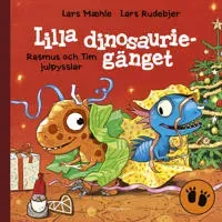 Lilla dinosauriegänget. Rasmus och Tim julpysslar