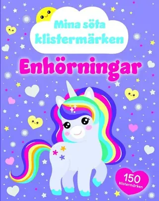 Mina söta klistermärken : enhörningar