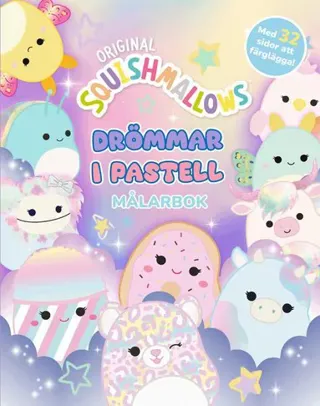 Squishmallows. Drömmar i pastell målarbok