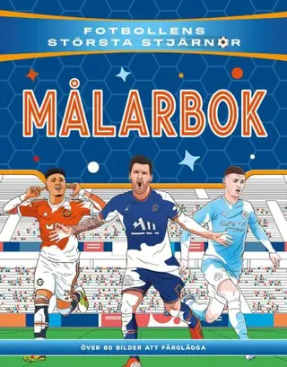 Fotbollens största stjärnor målarbok
