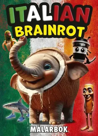 Italian brainrot målarbok