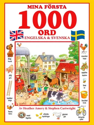 Mina Första 1000 Ord- Engelska & Svenska (Bok / Inbunden)