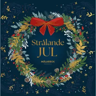 Strålande jul. Målarbok