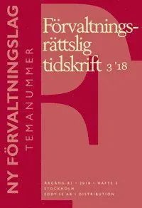 Förvaltningsrättslig tidskrift 3 2018