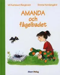 Amanda och fågelbadet