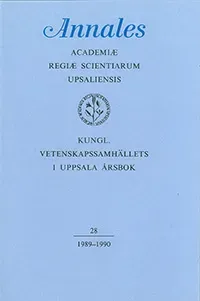 Kungl. Vetenskapssamhällets i Uppsala årsbok 28/1989-1990