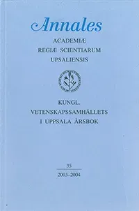 Kungl. Vetenskapssamhällets i Uppsala årsbok 35/2003-2004