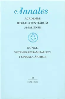 Kungl. Vetenskapssamhällets i Uppsala årsbok 44/2021-2022