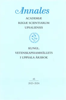 Kungl. Vetenskapssamhällets i Uppsala årsbok 45/2023-2024