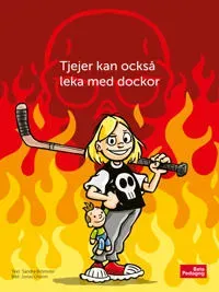 Tjejer kan också leka med dockor