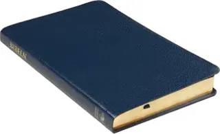Svenska Folkbibeln 2015, slimline, blått konstskinn