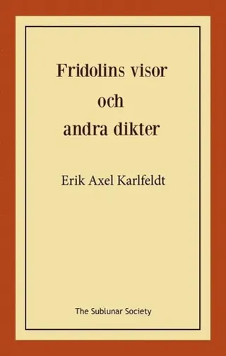 Fridolins visor och andra dikter