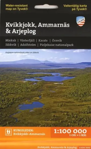 Kvikkjokk, Ammarnäs & Arjeplog 1:100.000