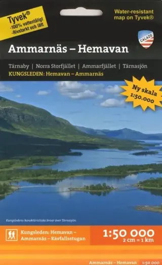 Ammarnäs Hemavan 1:50 000