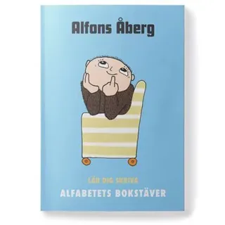 Alfons Åberg Lär dig skriva alfabetets bokstäver