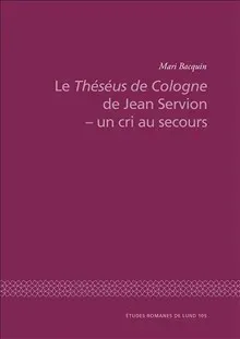 Le Théséus de Cologne de Jean Servion - un cri au secours