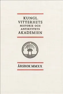 Kungl. Vitterhets historie och antikvitets akademien årsbok. 2020