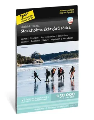 Skridskokarta Stockholms skärgård - södra
