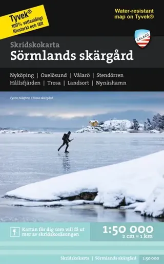 Skridskokarta Sörmlands skärgård