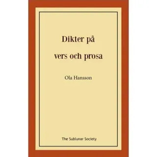 Dikter på vers och prosa