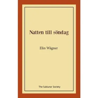 Natten till söndag