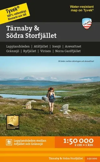 Tärnaby & Södra Storfjället 1:50 000