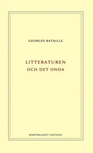 Litteraturen och det onda