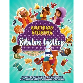 Glittriga stickers - Bibelns hjältar