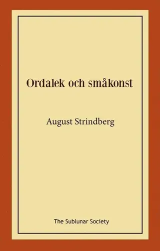 Ordalek och småkonst