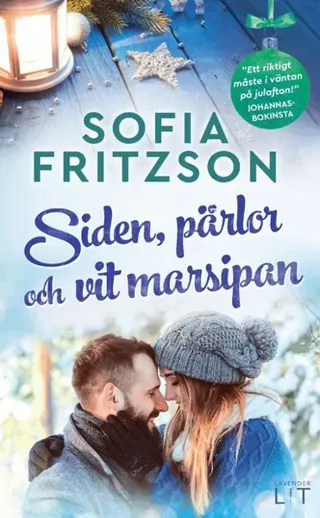 Siden, pärlor och vit marsipan