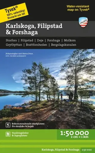 Karlskoga, Filipstad & Forshaga 1:50.000