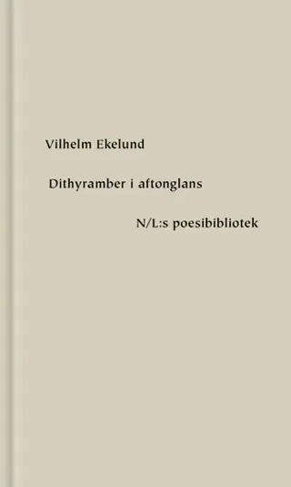 Dithyramber i aftonglans