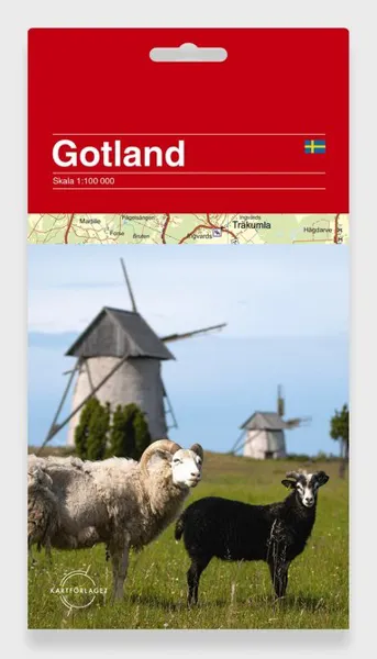Gotland karta 1:100 000 Kartförlaget