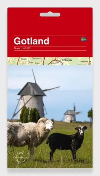 Gotland karta 1:100 000 Kartförlaget