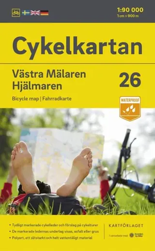 Cykelkartan Blad 26 V:a Mälaren/Hjälmaren 2023-2025