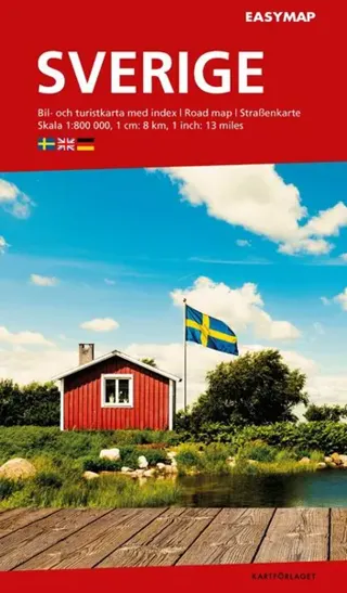 Sverige EasyMap : 1:800 000