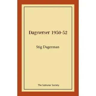 Dagsverser 1950-52