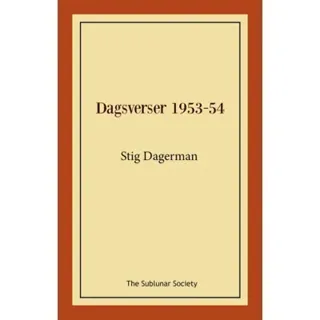 Dagsverser 1953-54