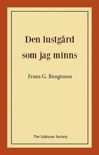 Den lustgård som jag minns