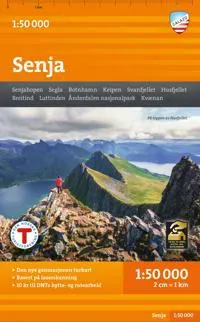 Senja Hiking Map