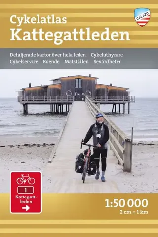 Cykelatlas Kattegattleden 1:50.000