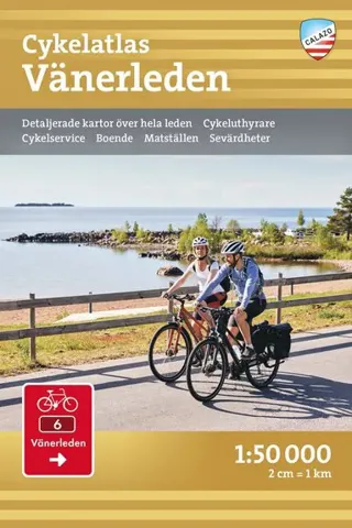 Cykelatlas Vänerleden 1:50.000